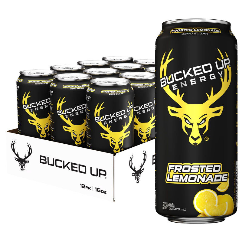 Load image into Gallery viewer, Bucked Up - Mini Energy Drink - Frosted Lemonade