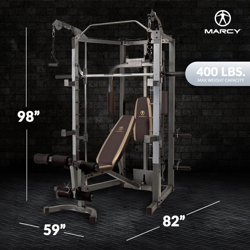 Load image into Gallery viewer, Marcy Combo Smith Heavy-Duty Total Body Strength Home Gym Workout Machine