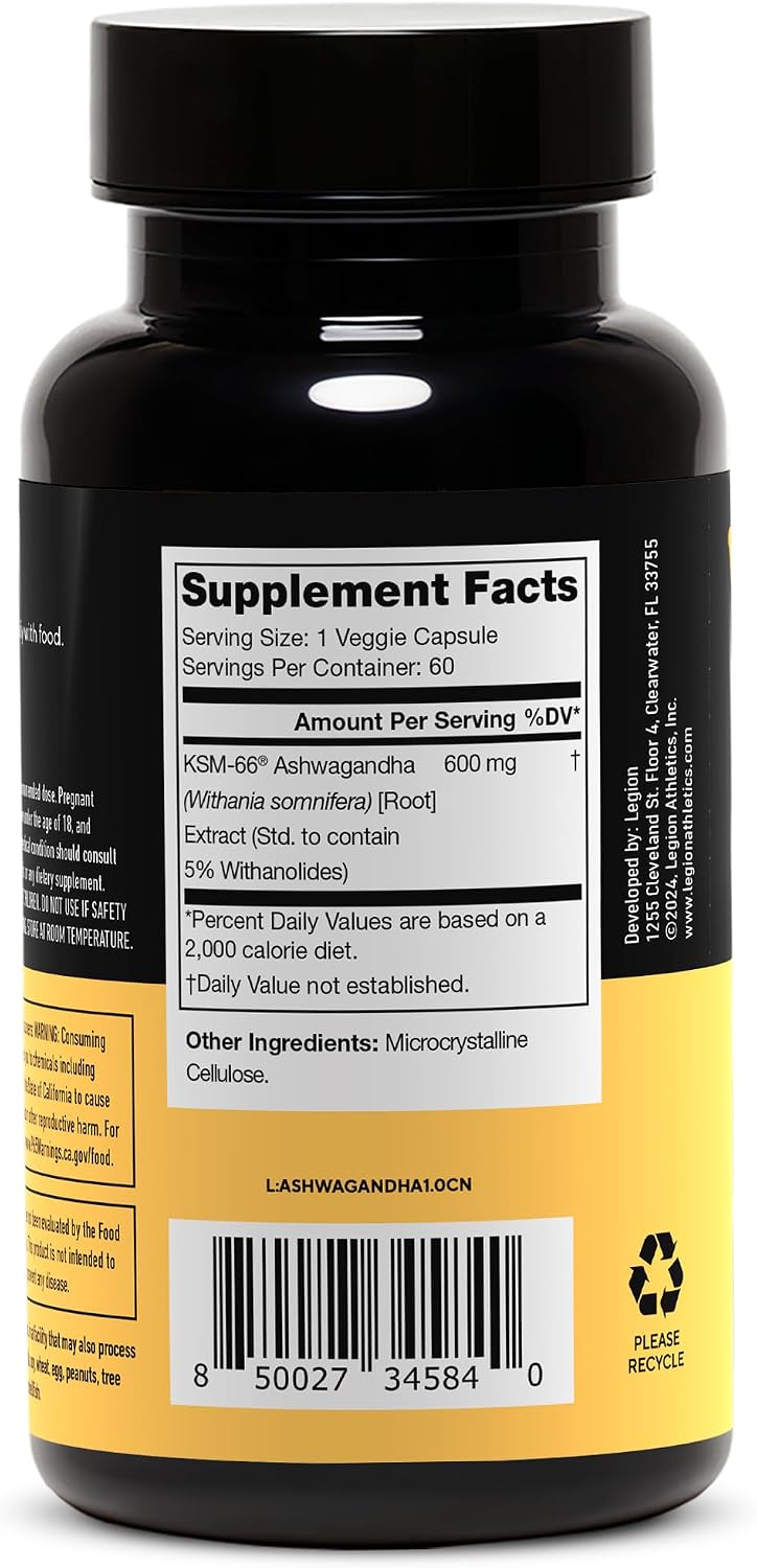 Load image into Gallery viewer, Legion Athletics - Ashwagandha Root Extract - Adaptogen