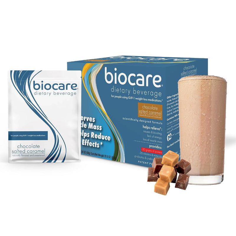 Load image into Gallery viewer, Biocare - 30G Protein Chocolate Salted Caramel (14-Servings) - Protein Supplements
