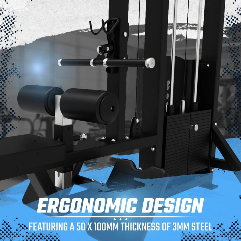 Load image into Gallery viewer, SFE - Lat Pulldown & Low Row Combo w/ 250lb weight stack (New)