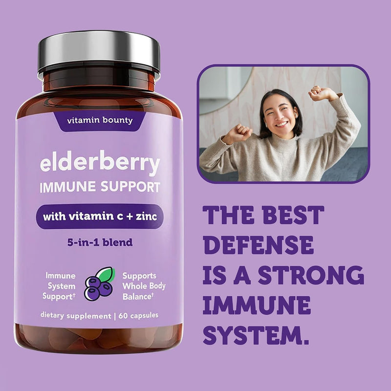 Load image into Gallery viewer, Vitamin Bounty - Elderberry Immune Support - Vitamins & Supplements