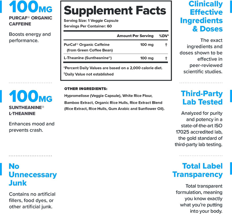 Load image into Gallery viewer, Legion Athletics - Peak L-Theanine + Caffeine - Nootropic