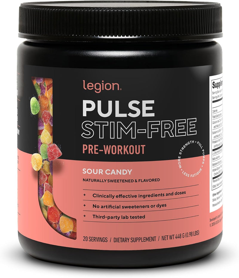 Load image into Gallery viewer, Legion Athletics - Pulse Stim-Free Pre-Workout - Sour Candy