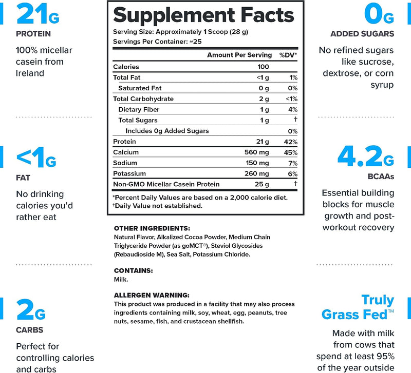 Load image into Gallery viewer, Legion Athletics - Casein+ Micellar Casein Protein Powder