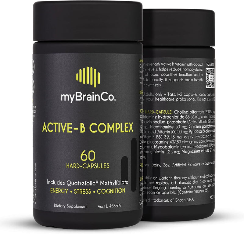 Load image into Gallery viewer, myBrainCo. - ACTIVE-B COMPLEX - Vitamins & Supplements