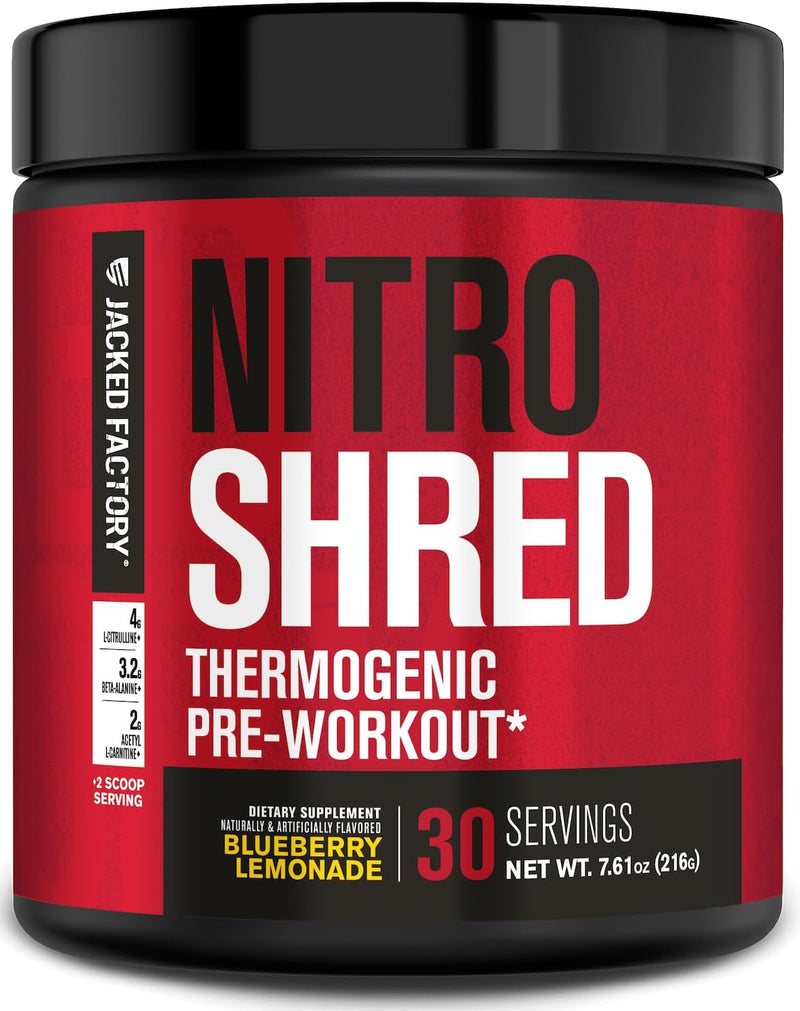 Load image into Gallery viewer, Jacked Factory - Nitrosurge Shred Pre-Workout and Fat-Burner