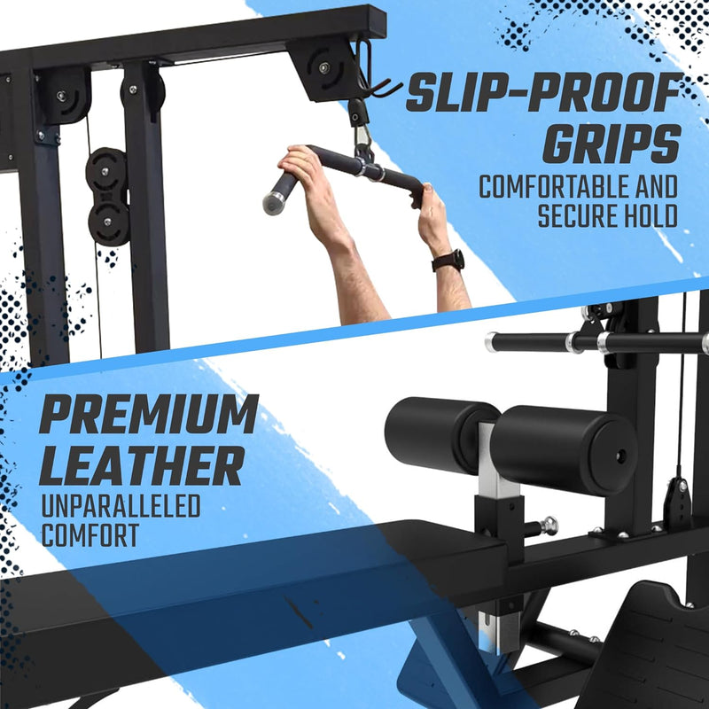 Load image into Gallery viewer, SFE - Lat Pulldown & Low Row Combo w/ 250lb weight stack (New)