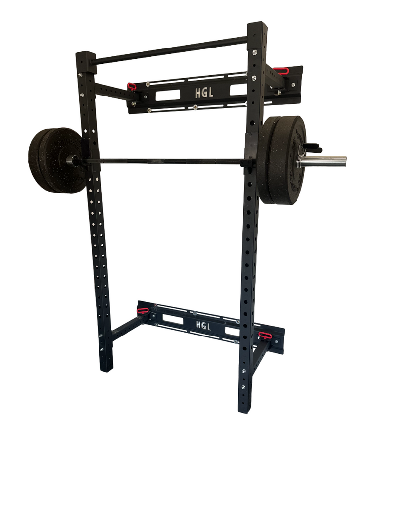 Load image into Gallery viewer, Homegrown Lifting - HGL Wall Mounted Foldable Rack