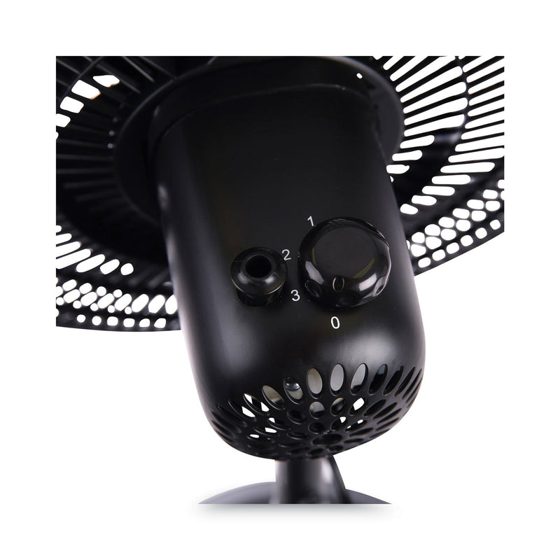 Load image into Gallery viewer, Alera - 16" 3-Speed Oscillating Pedestal Stand Fan, Black