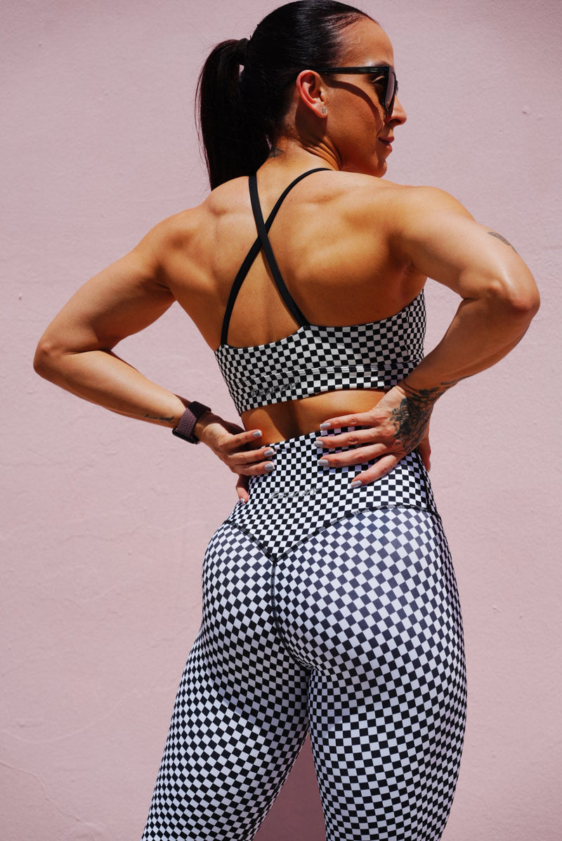 Load image into Gallery viewer, Peachy Athletic - Seventh Heaven Sports Bra (Medium Support) - Ready, Set, Slay!