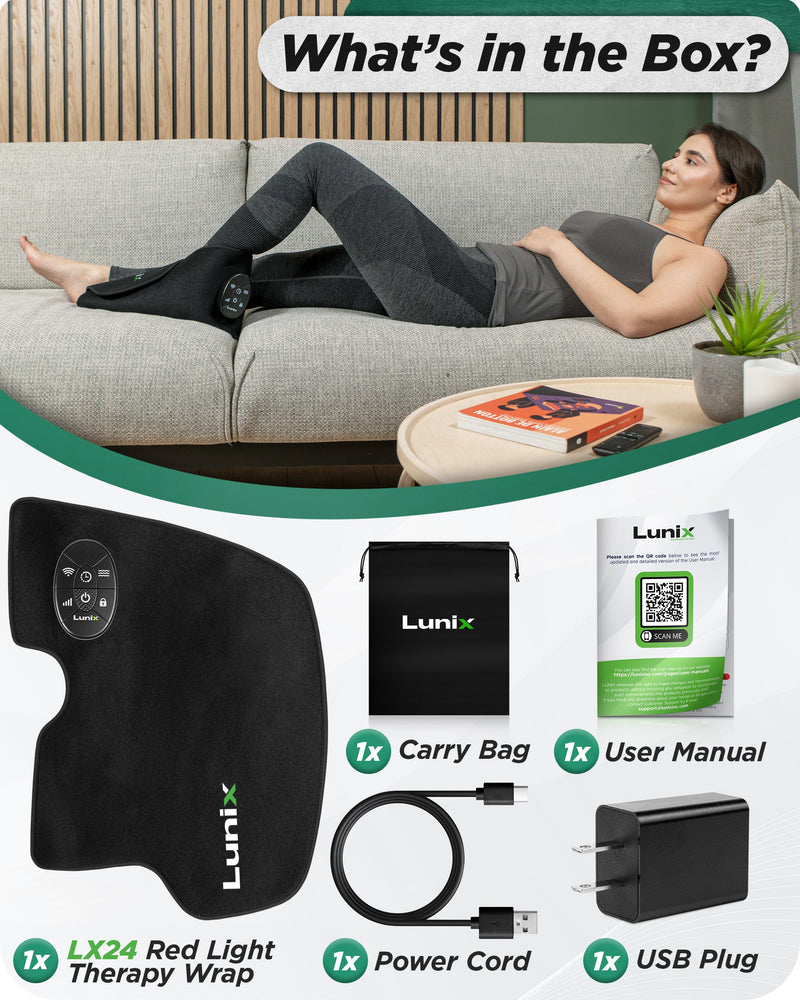 Load image into Gallery viewer, Lunix - LX24 Red Light Therapy for Feet, Charcoal Black