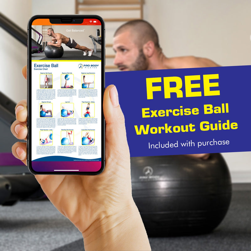 Load image into Gallery viewer, ProBody Pilates - Exercise Ball Chair with Base & Bands