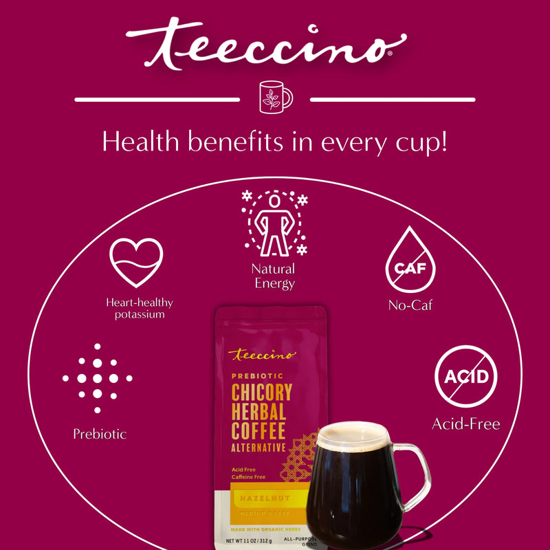 Load image into Gallery viewer, Teeccino - Hazelnut Chicory Herbal Coffee