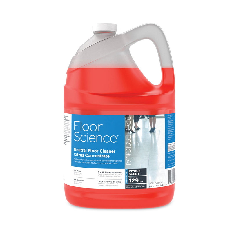 Load image into Gallery viewer, 2xSavings - Diversey Floor Science Neutral Floor Cleaner Concentrate, Citrus Scent, 1 gal, 4/Carton