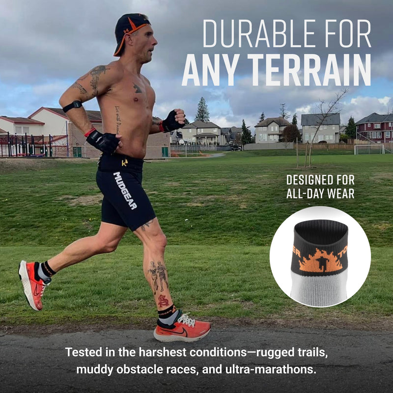 Load image into Gallery viewer, MudGear - Tough Mudder by Mudgear Quarter (1/4) Crew Sock
