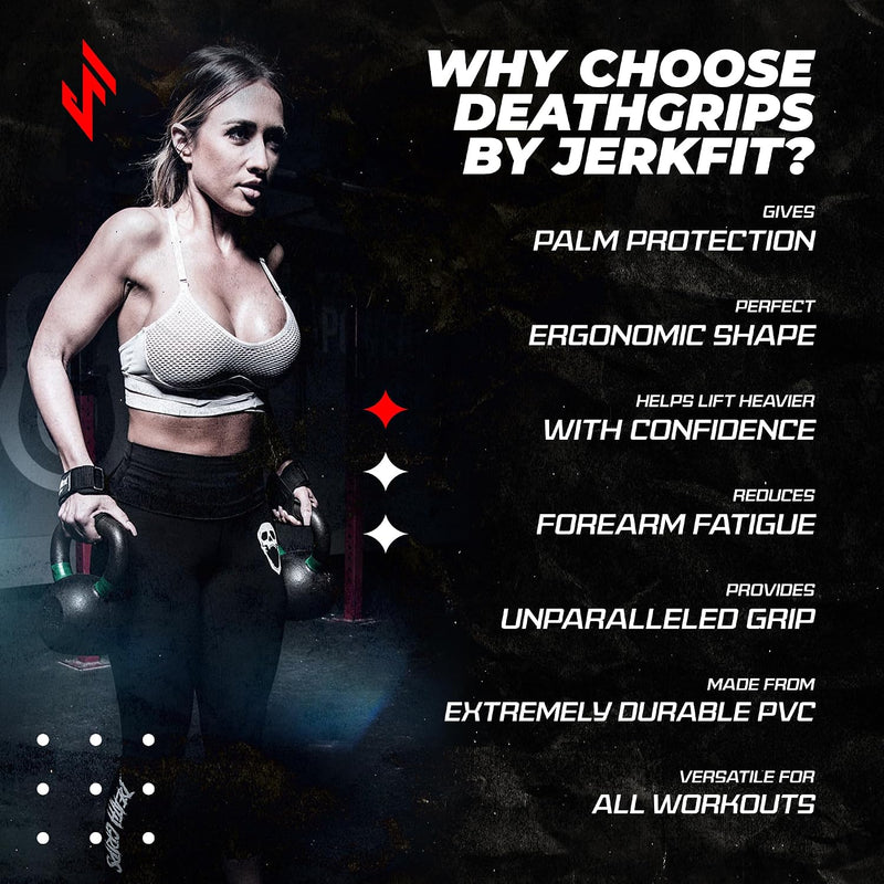 Load image into Gallery viewer, JerkFit - Death Grips Premium Heavy Lifting Straps