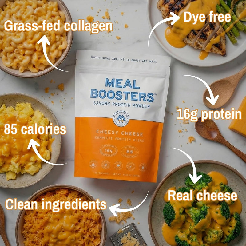 Load image into Gallery viewer, Meal Boosters - Cheesy Cheese Collagen+ Protein Blend - Protein Supplements