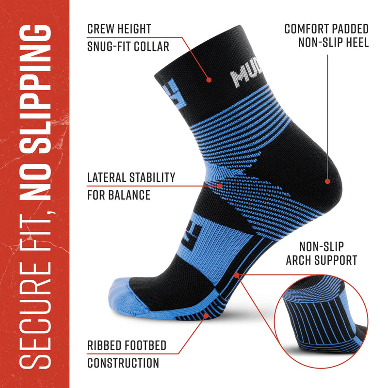 Load image into Gallery viewer, MudGear - hybrid training sock (blue)