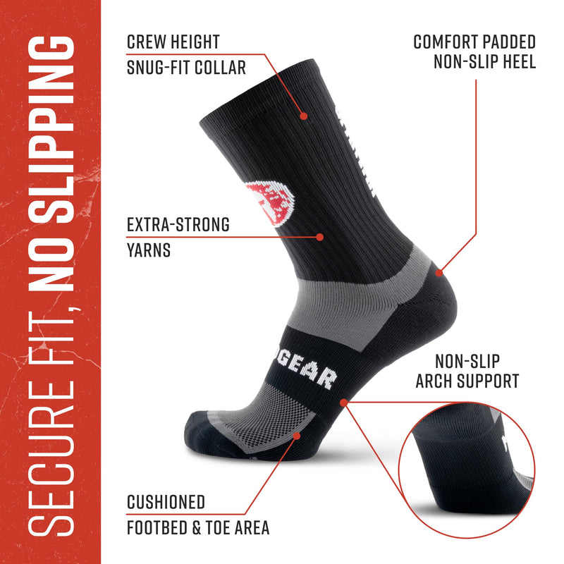 Load image into Gallery viewer, Mudgear - Spartan by MudGear Crew Height Sock