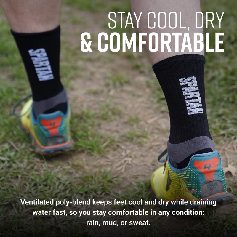 Load image into Gallery viewer, Mudgear - Spartan by MudGear Crew Height Sock