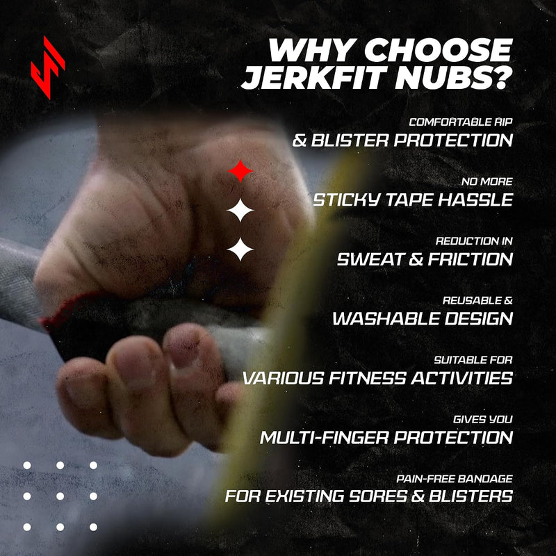 Load image into Gallery viewer, JerkFit - Nubs (Pair) Thumb and Finger Sleeves for the Hook Grip