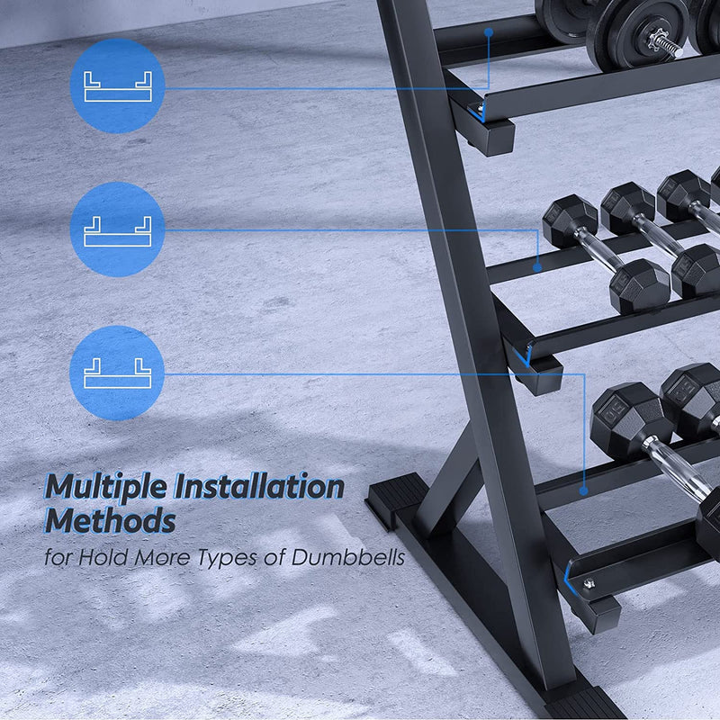 Load image into Gallery viewer, SFE - 48" 3 tier dumbbell rack