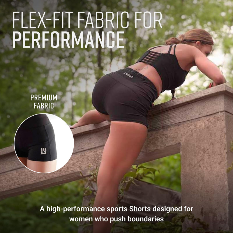 Load image into Gallery viewer, Mudgear - Women's Flex-Fit Compression Shorts 2-inch Inseam
