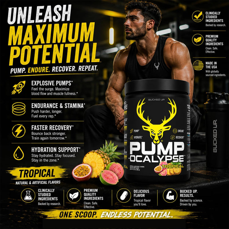Load image into Gallery viewer, Bucked Up - PUMP-OCALYPSE - Pre-Workout