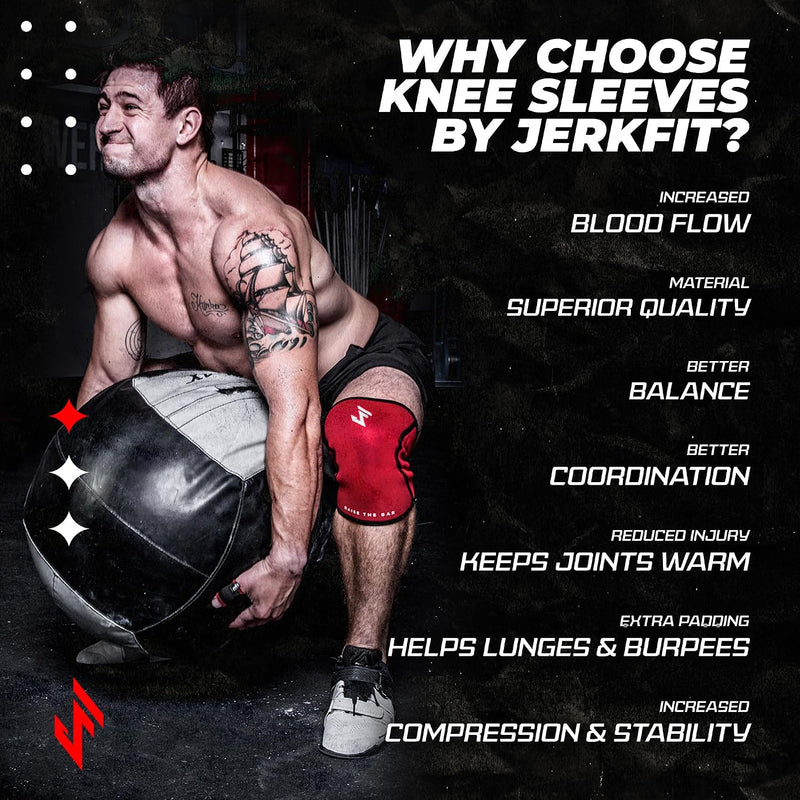 Load image into Gallery viewer, JerkFit - Reversible Knee Sleeves (Pair)