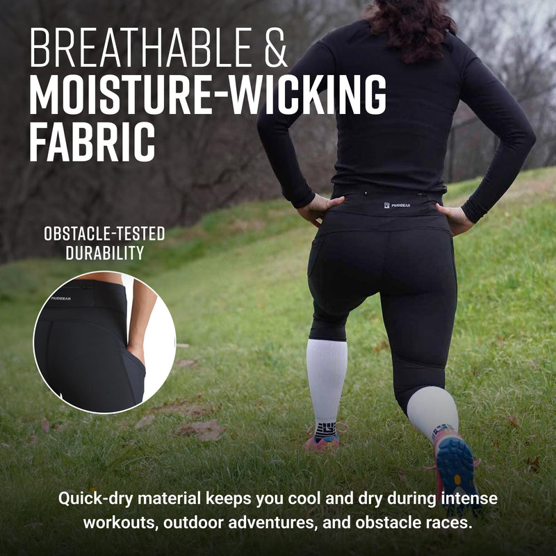 Load image into Gallery viewer, MudGear - Women's Flex-Fit Compression Capri Leggings