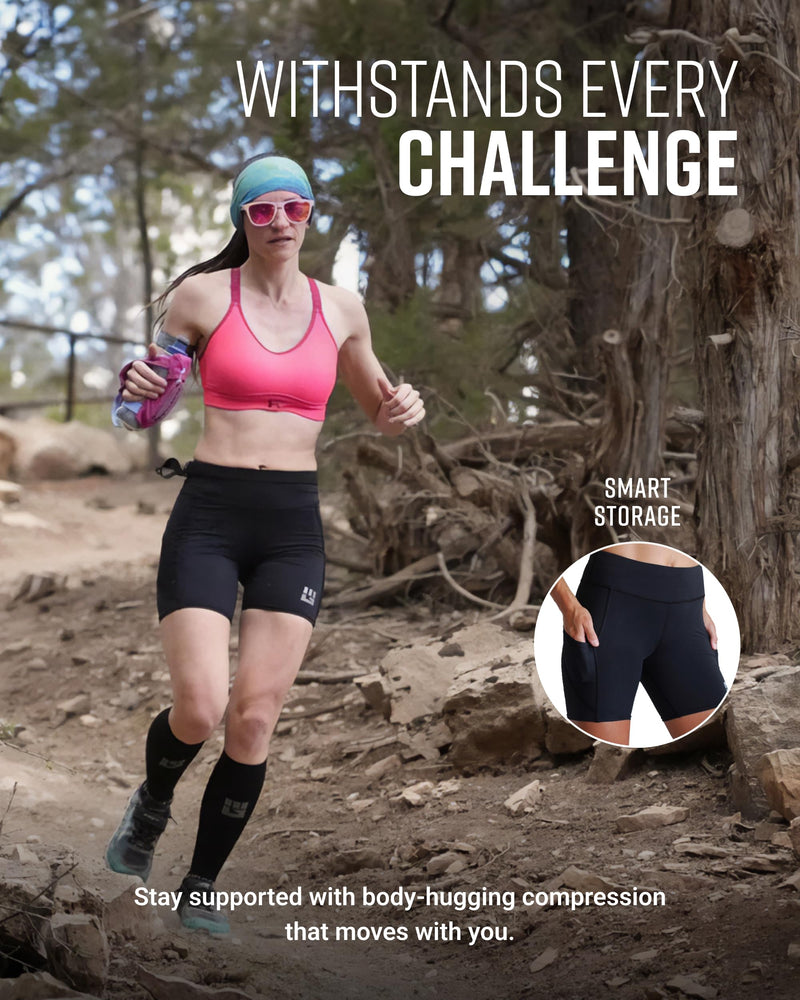 Load image into Gallery viewer, MudGear - Women's Flex-Fit Compression Shorts 6-inch Inseam