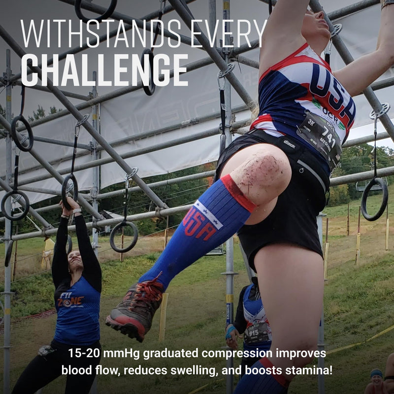 Load image into Gallery viewer, Mudgear - Tall Compression Socks (USA)