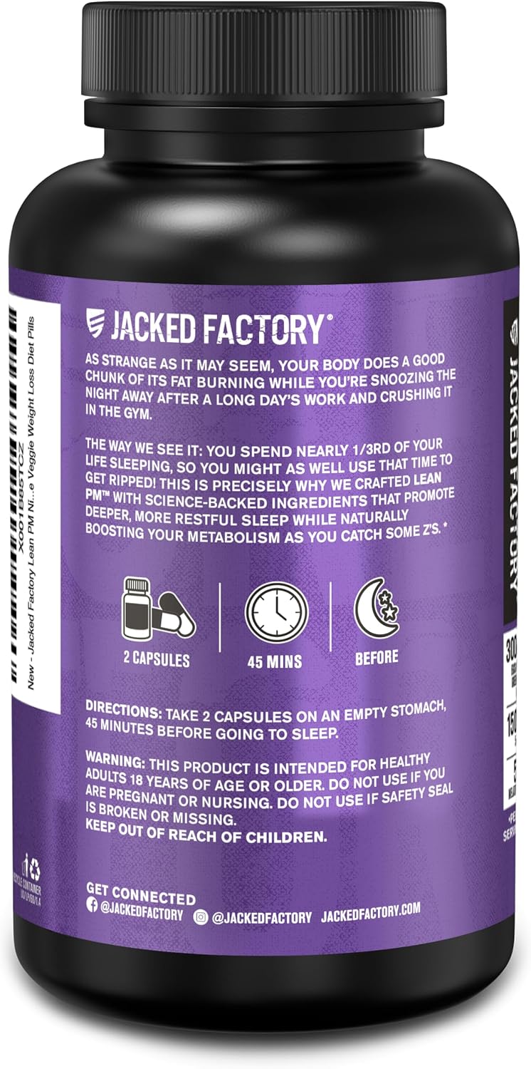 Load image into Gallery viewer, Jacked Factory - Lean PM with Melatonin - Fat Burner