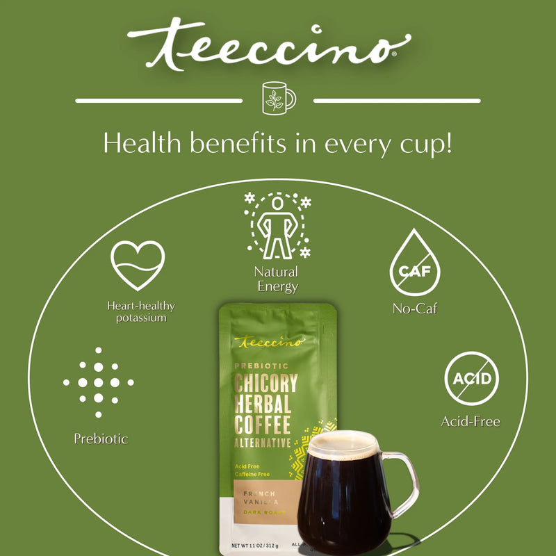 Load image into Gallery viewer, Teeccino - French Vanilla Chicory Herbal Coffee