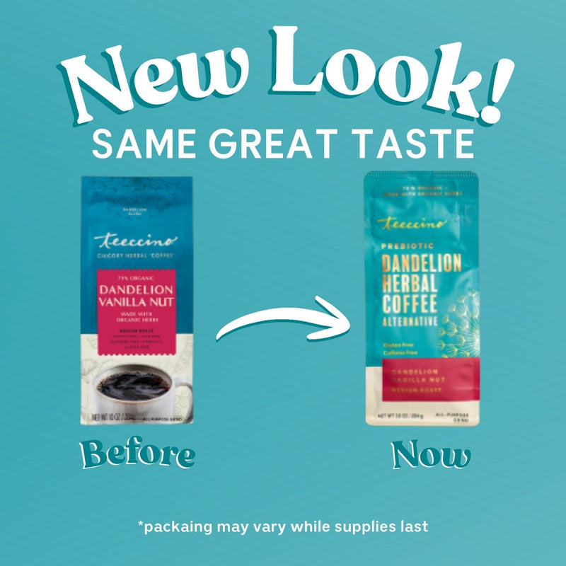 Load image into Gallery viewer, Teeccino - Dandelion Vanilla Nut Herbal Coffee