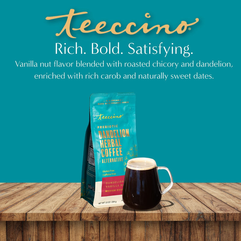 Load image into Gallery viewer, Teeccino - Dandelion Vanilla Nut Herbal Coffee