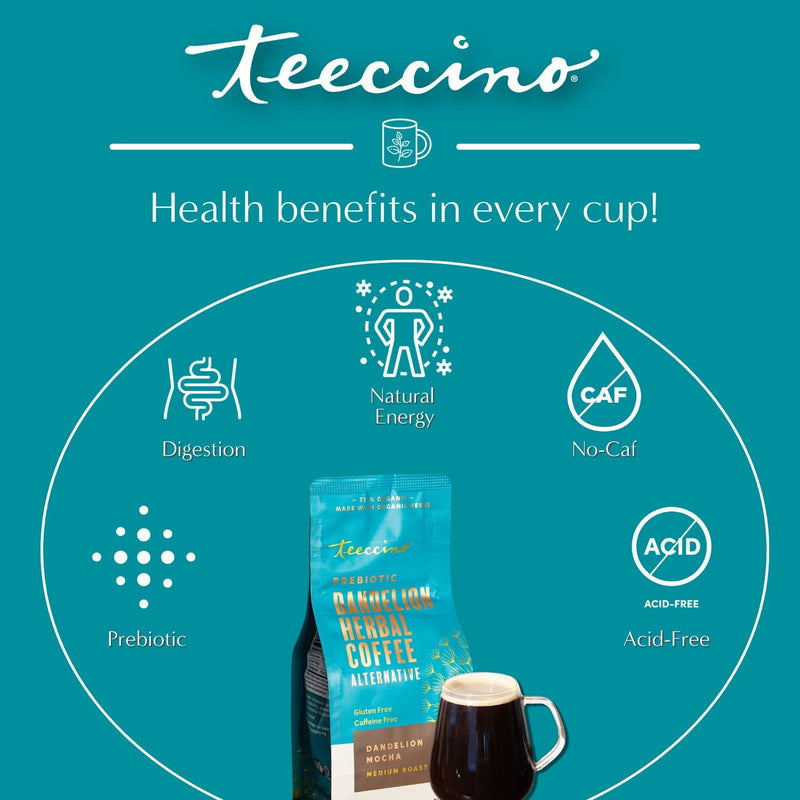 Load image into Gallery viewer, Teeccino - Dandelion Mocha Herbal Coffee