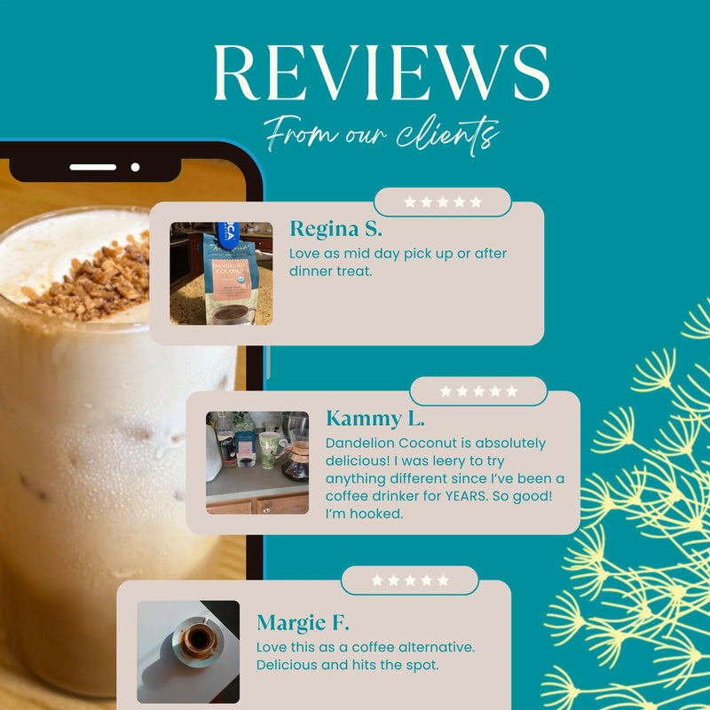 Load image into Gallery viewer, Teeccino - Dandelion Coconut Herbal Coffee