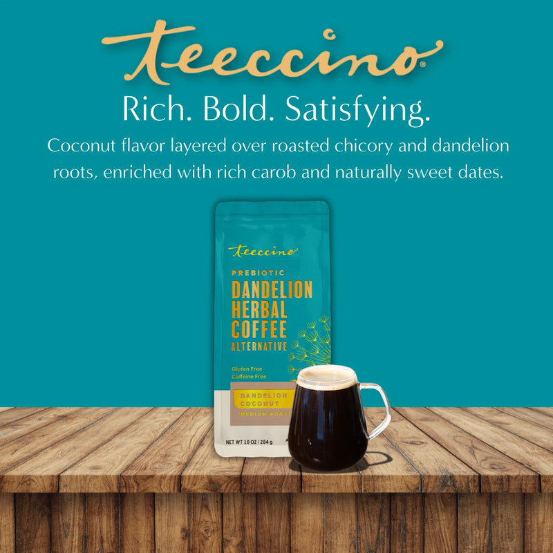 Load image into Gallery viewer, Teeccino - Dandelion Coconut Herbal Coffee