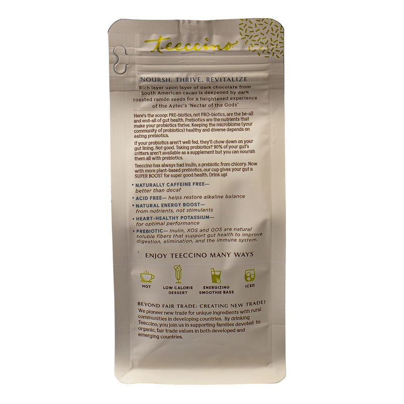 Load image into Gallery viewer, Teeccino - Dark Chocolate Prebiotic SuperBoost Herbal Coffee