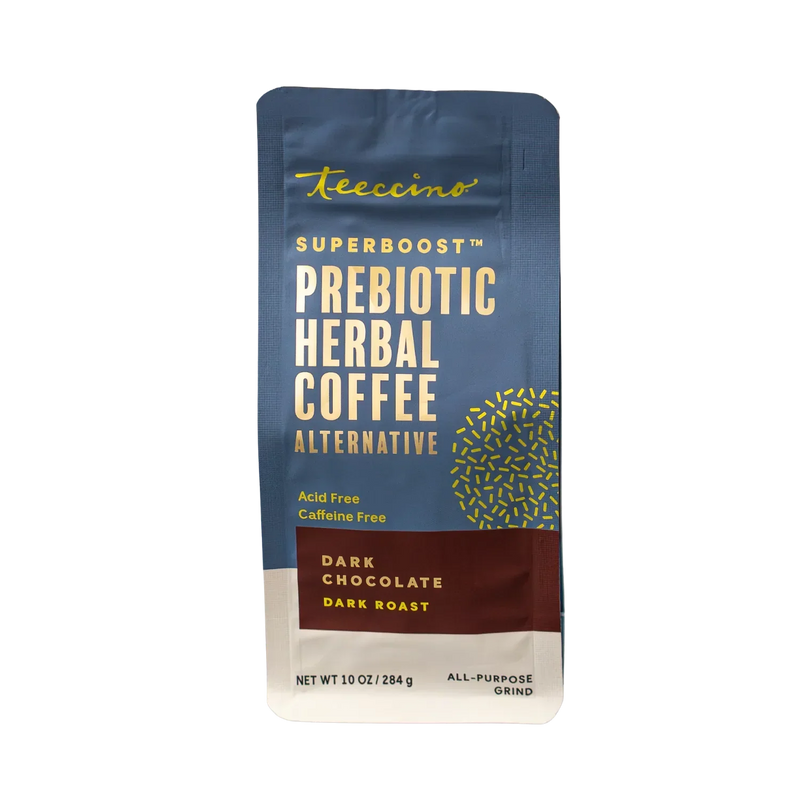 Load image into Gallery viewer, Teeccino - Dark Chocolate Prebiotic SuperBoost Herbal Coffee