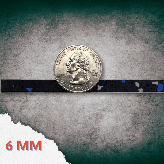 Rubber Flooring Mat – 6–18 mm Modular Single Mat, Shock-Absorbing & Anti-Slip, Made in USA