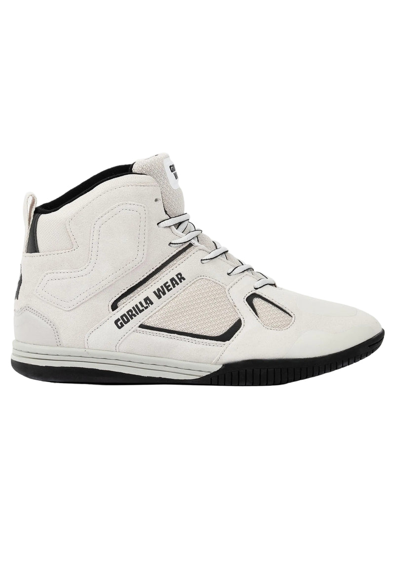 Load image into Gallery viewer, Gorilla Wear - Troy High Tops - White - Workout Shoe