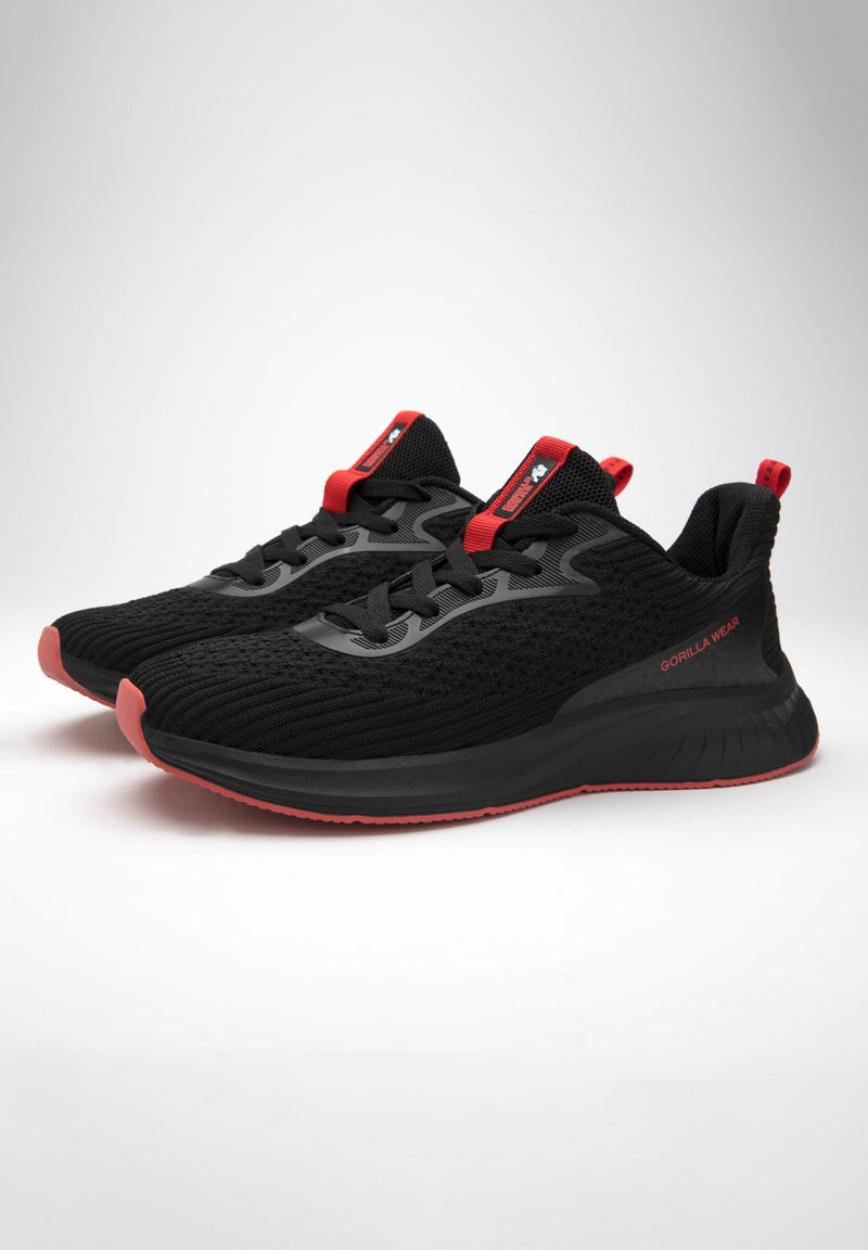 Load image into Gallery viewer, Gorilla Wear - Milton Training Shoes - Black/Red