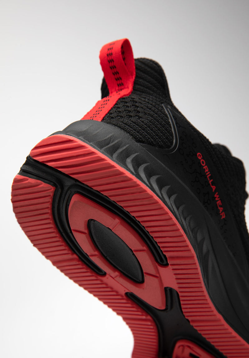 Load image into Gallery viewer, Gorilla Wear - Milton Training Shoes - Black/Red