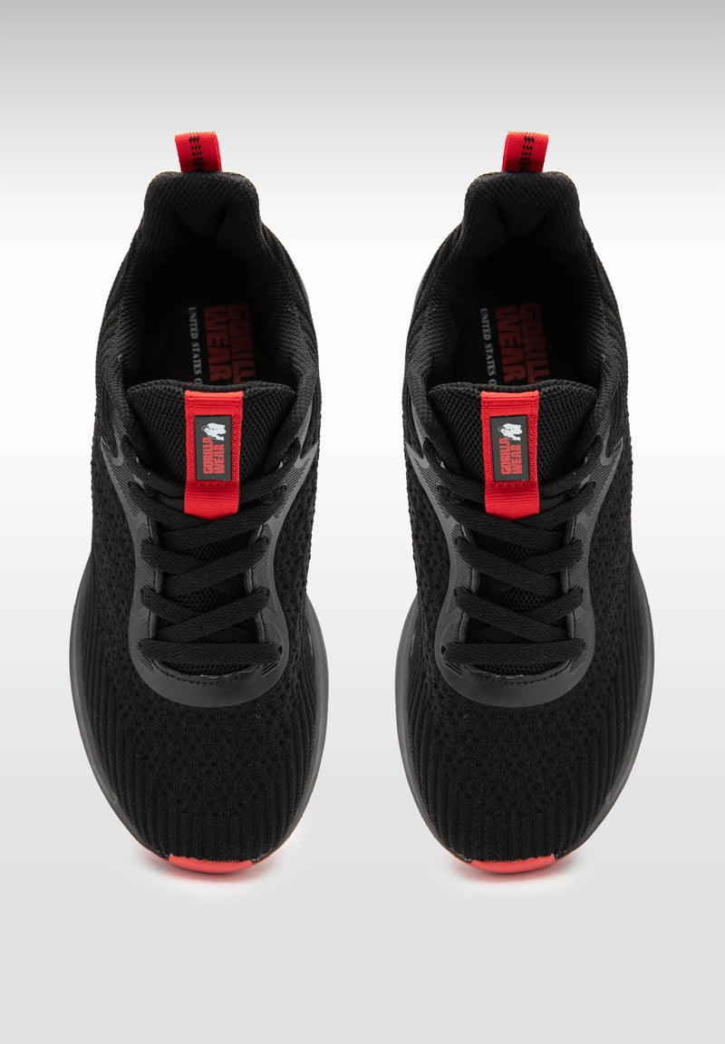 Load image into Gallery viewer, Gorilla Wear - Milton Training Shoes - Black/Red