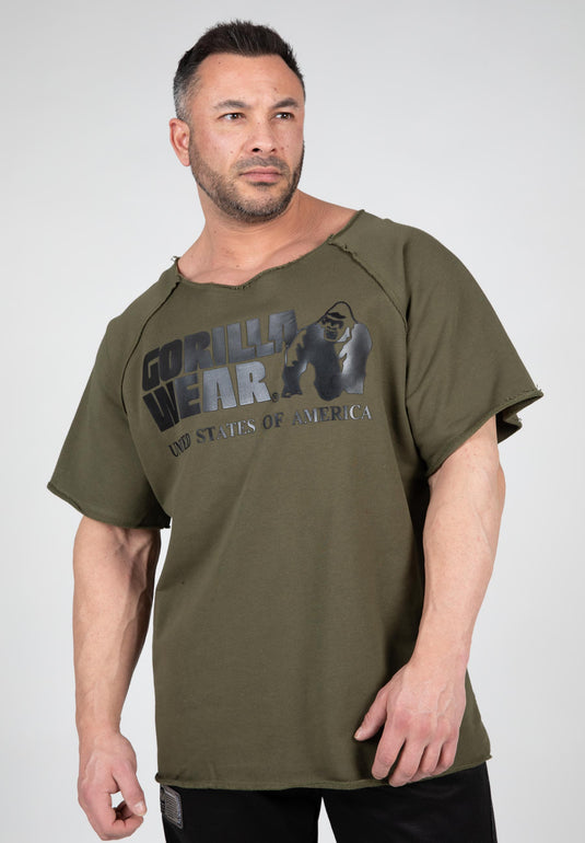 Gorilla Wear - Classic Workout Top - Army Green