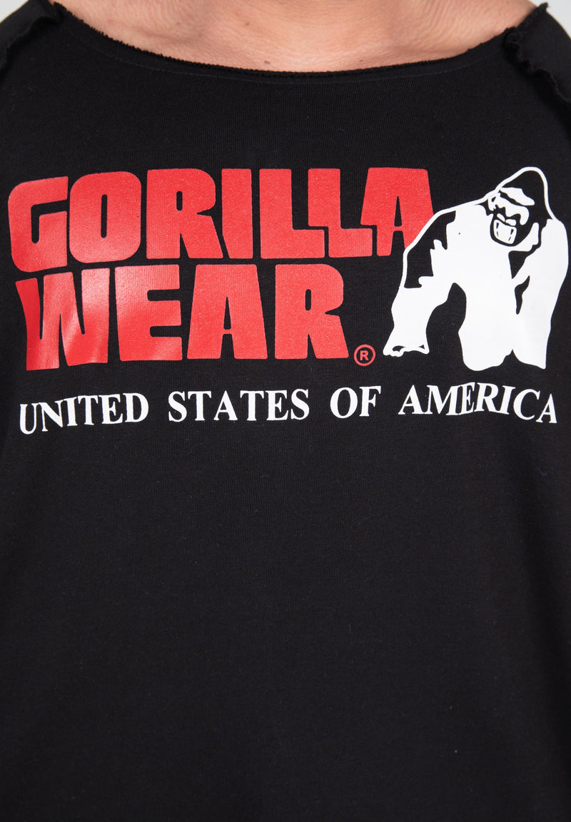Load image into Gallery viewer, Gorilla Wear - Classic Workout Top - Black - Oversize