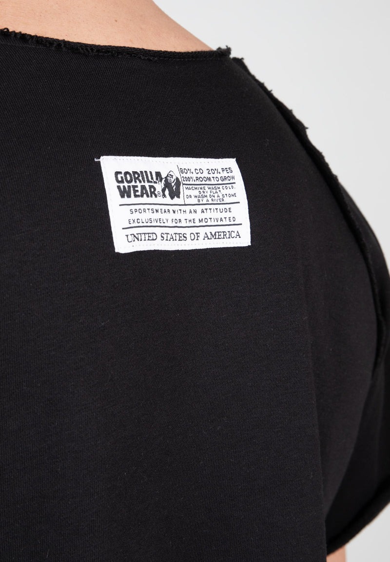 Load image into Gallery viewer, Gorilla Wear - Classic Workout Top - Black - Oversize